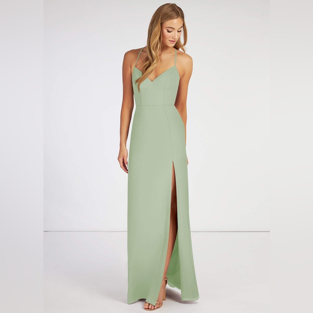 Azazie Sage Green Bridesmaids Dress - Manila Style
